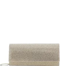 Клатч с украшением из кристаллов