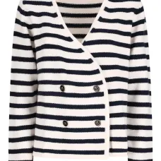 Двубортный кардиган Molly в полоску