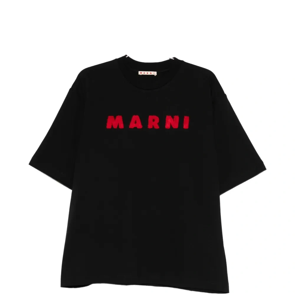 Футболка с нашивкой-логотипом