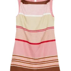 Мини-платье Flor в полоску с узлом Мини-платье Flor в полоску с узлом