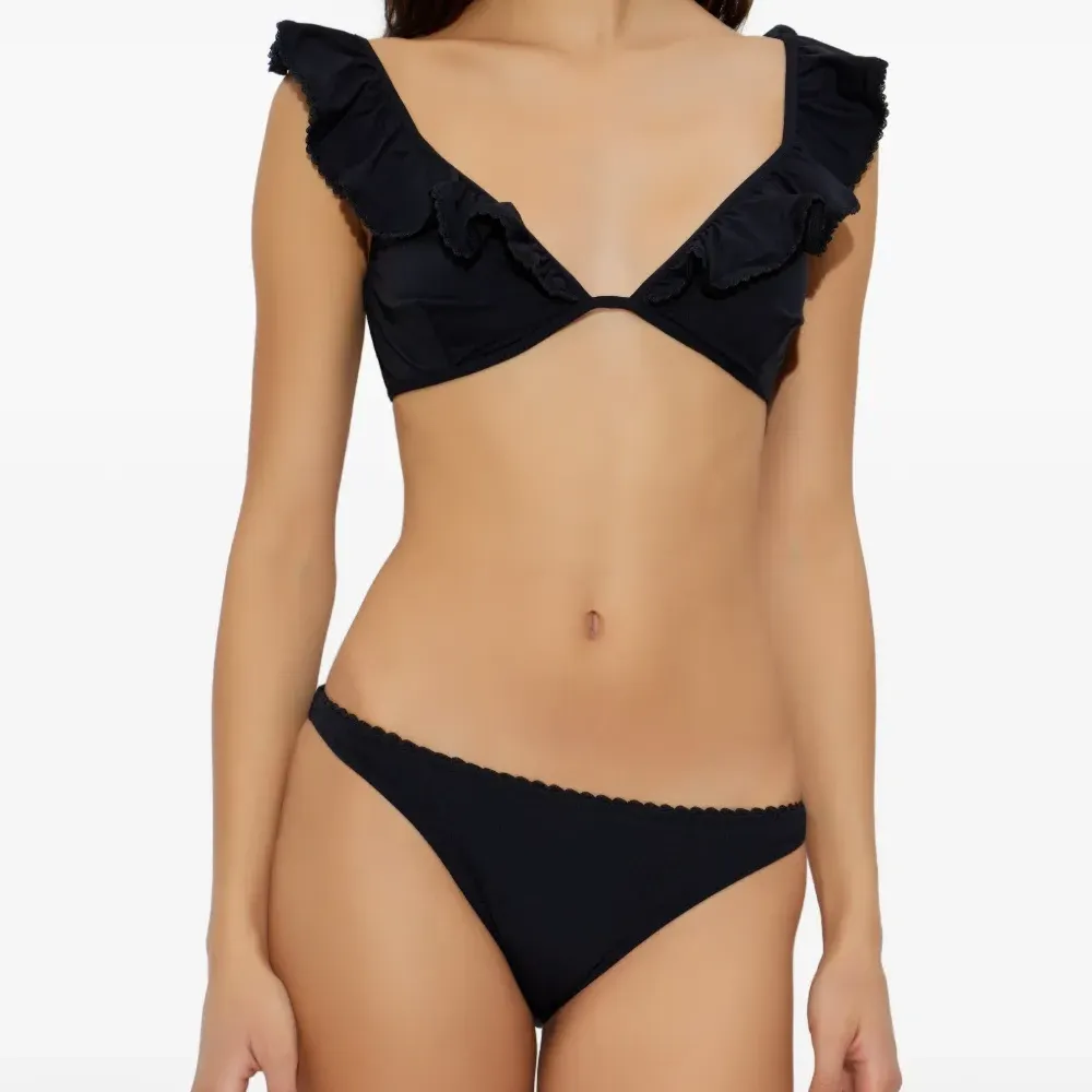 Бикини-топ Pompano с оборками