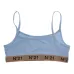 Бюстгальтеры с легкой поддержкой голубого цвета (набор из трех штук)