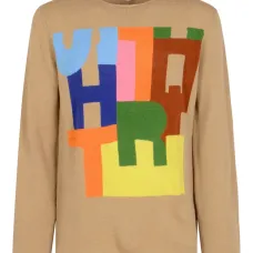 Свитер вязки интарсия