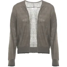 Кардиган с V-образным вырезом