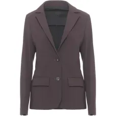 Блейзер с длинными рукавами и лацканами с вырезом