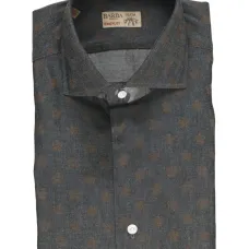 Рубашка с цветочным принтом