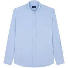 Поплиновая рубашка с вышивкой