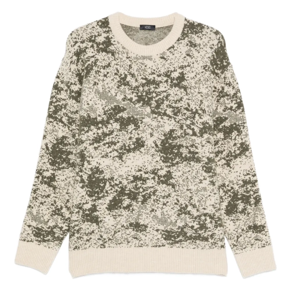 Джемпер с круглым вырезом