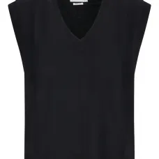 Шерстяной топ Elsie с V-образным вырезом Шерстяной топ Elsie с V-образным вырезом