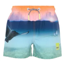 Плавки-шорты с графичным принтом