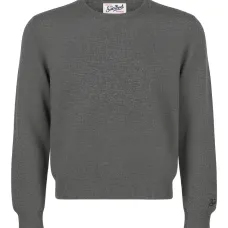 Свитер с круглым вырезом