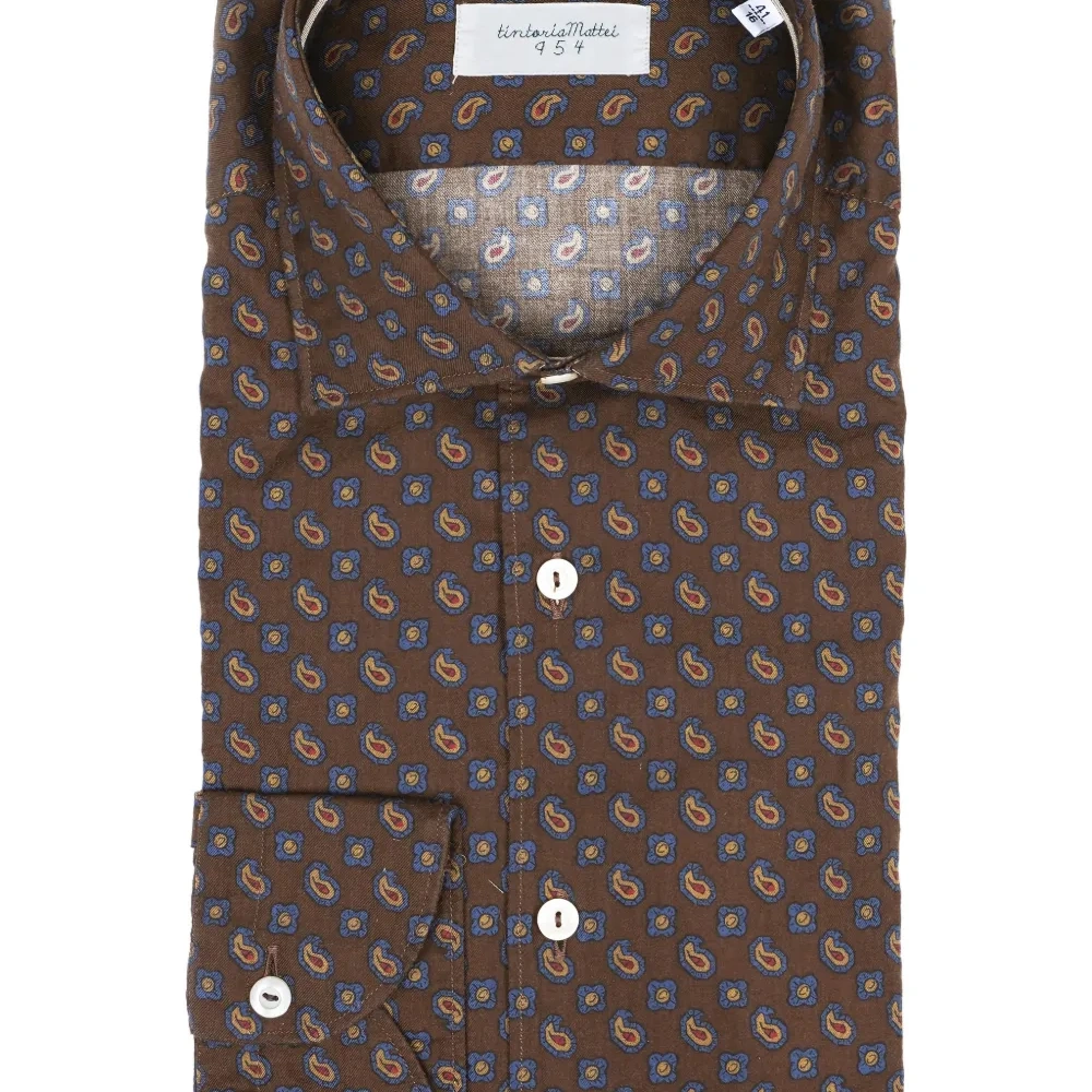 Рубашка с принтом пейсли