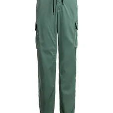 Прямые брюки карго с кулиской