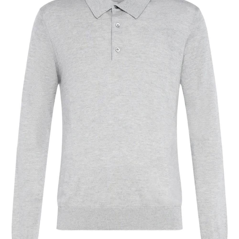 Рубашка поло в рубчик