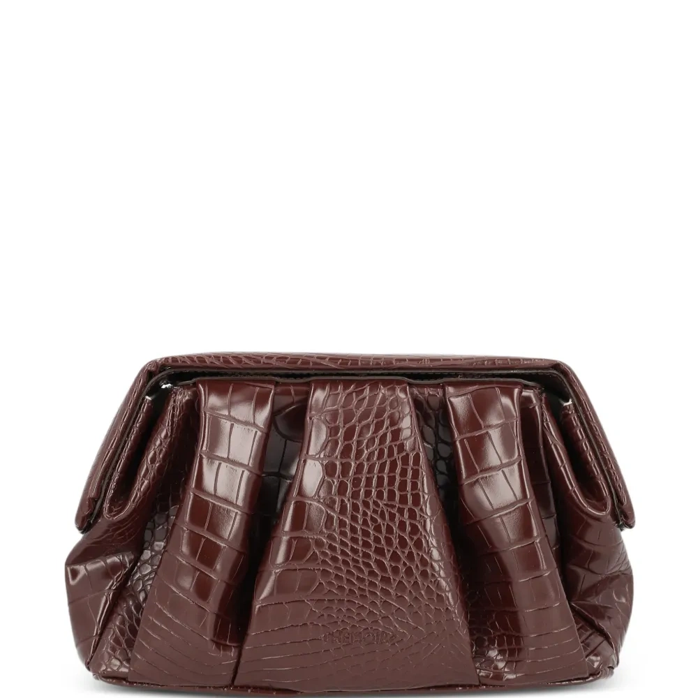 Клатч Afrodite с эффектом крокодиловой кожи