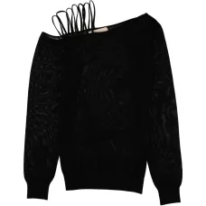 Джемпер с длинными рукавами и наплечной бретелью