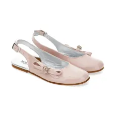 Босоножки с ремешком на пятке и бантом Босоножки с ремешком на пятке и бантом