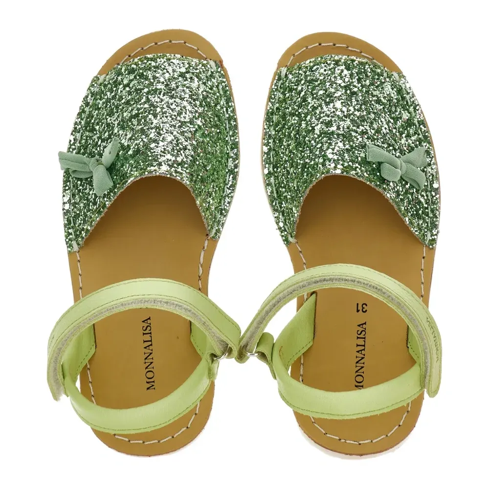 Босоножки с блестками