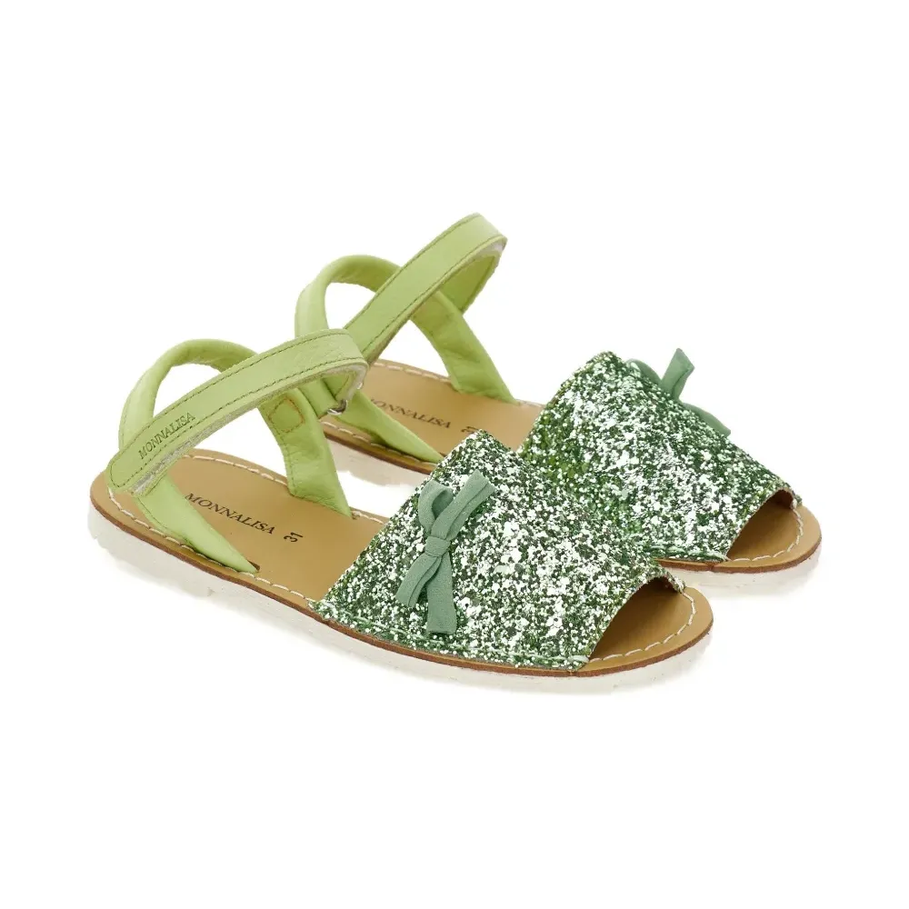 Босоножки с блестками