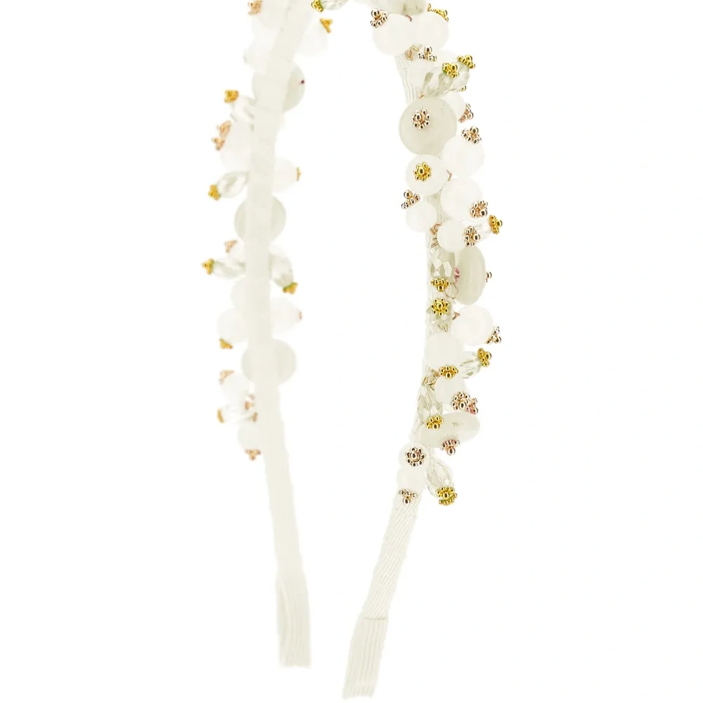 Украшение для волос с бусинами