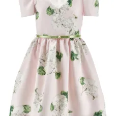 Платье с цветочным принтом