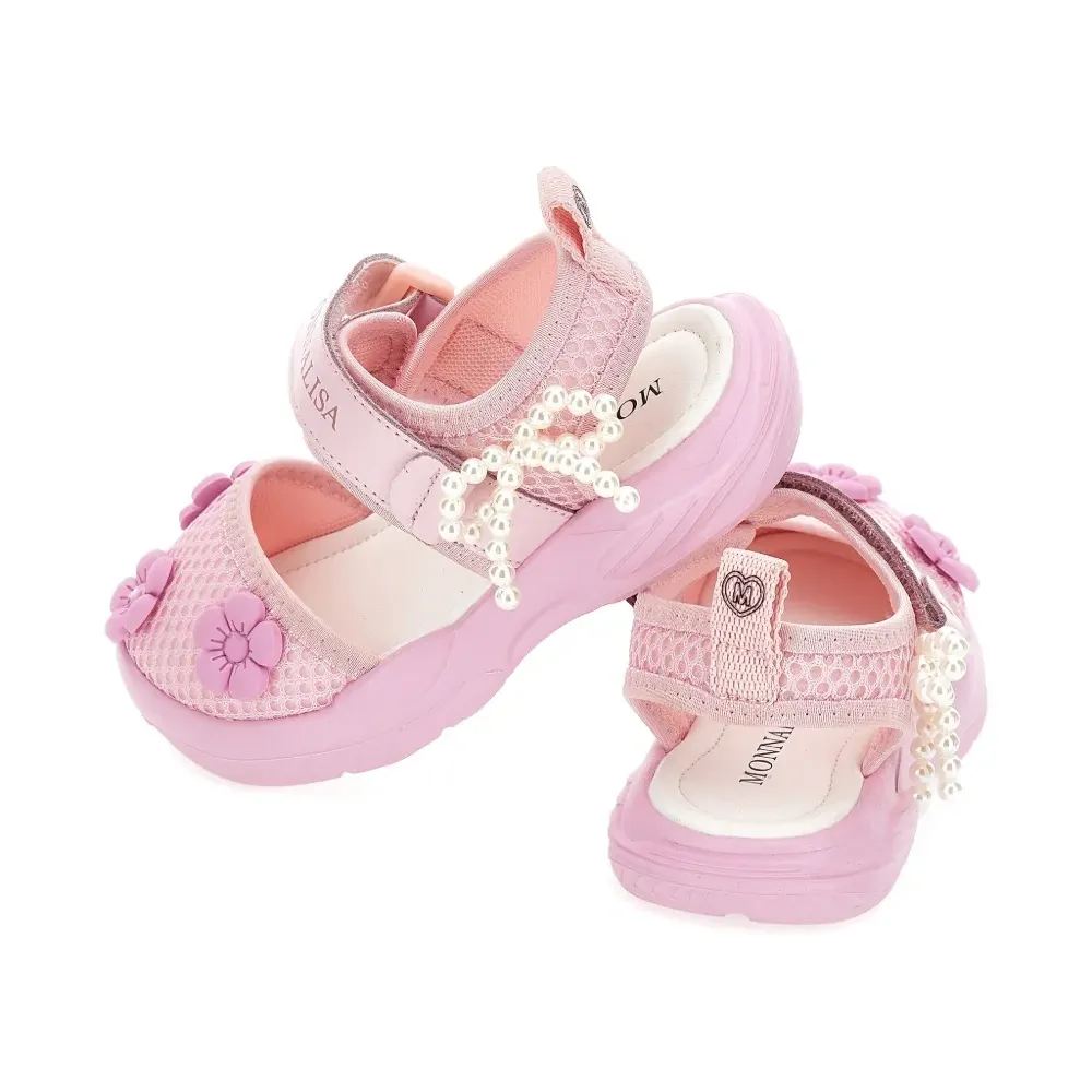 Босоножки с искусственным жемчугом Босоножки с искусственным жемчугом