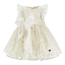 Платье с оборками и цветочным принтом