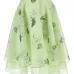 Юбка с оборками и цветочным принтом