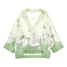 Топ в горох с цветочным принтом Топ в горох с цветочным принтом