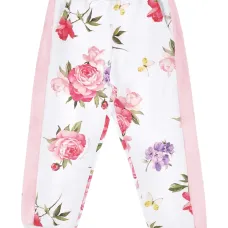 Спортивные брюки с цветочным принтом