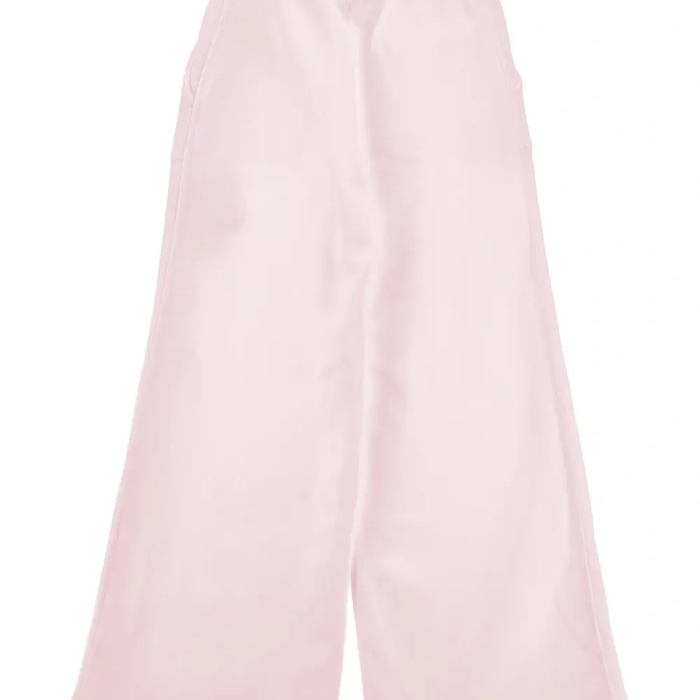 Брюки с цветочной вышивкой