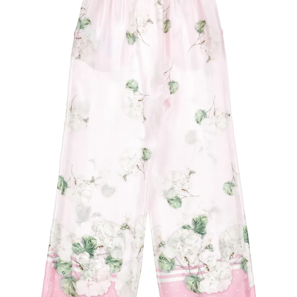 Брюки с цветочным принтом