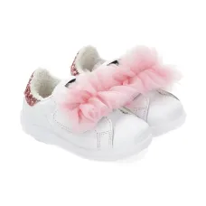 Кроссовки с декором из тюля Кроссовки с декором из тюля