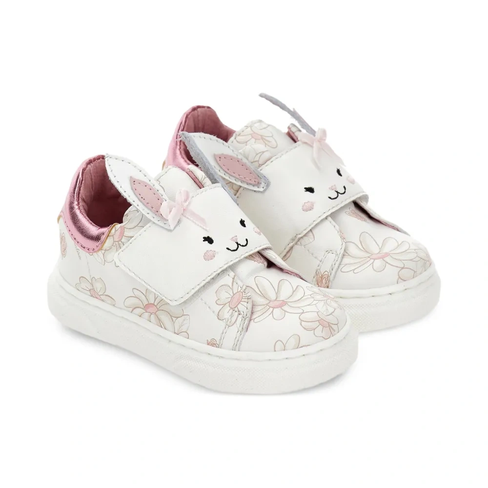 Кеды с цветочным принтом