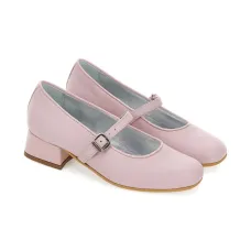 Балетки с пряжками на ремешках