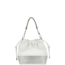 Сумка с кулиской и стразами