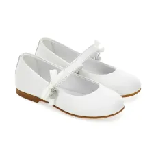 Балетки с бантом