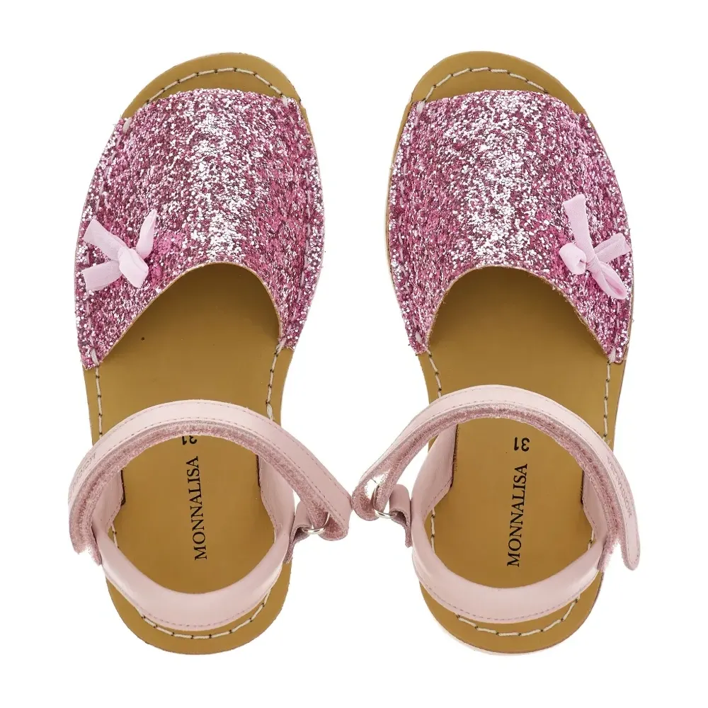 Босоножки с блестками