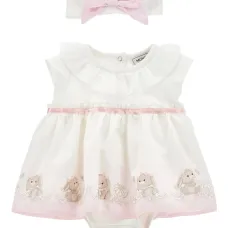 Комплект с рюшами и мотивом зайчика