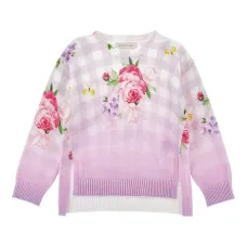 Свитер в клетку гингем