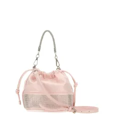 Сумка-ведро со стразами