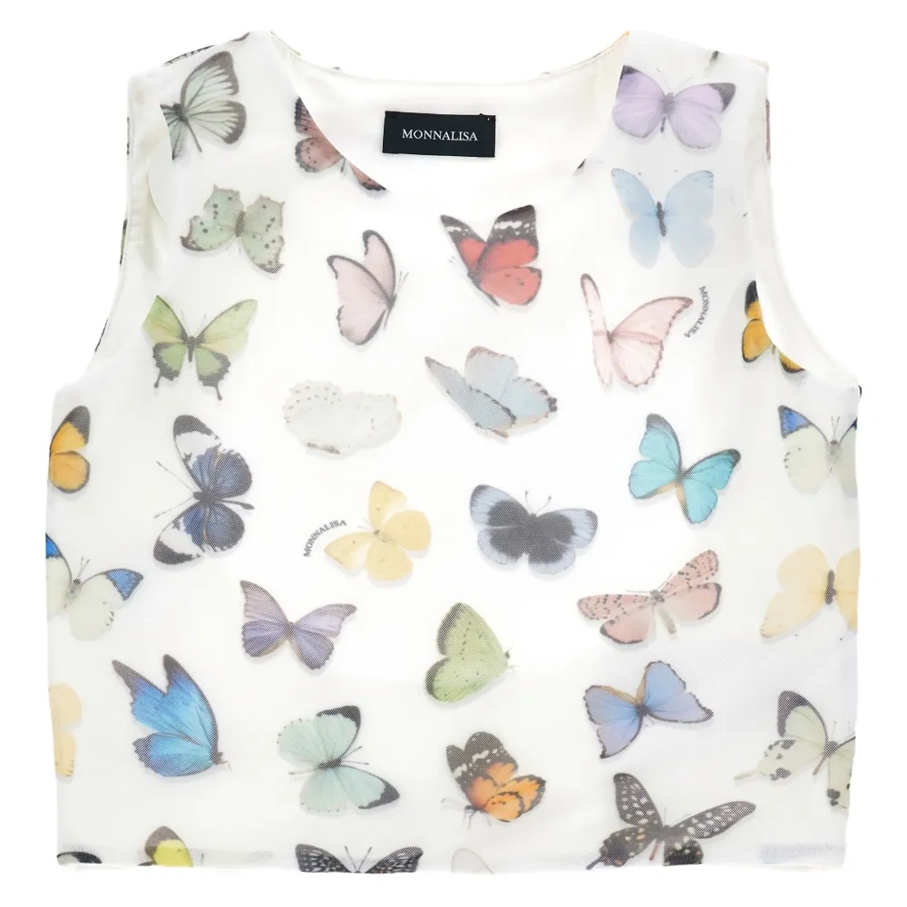 Топ с принтом