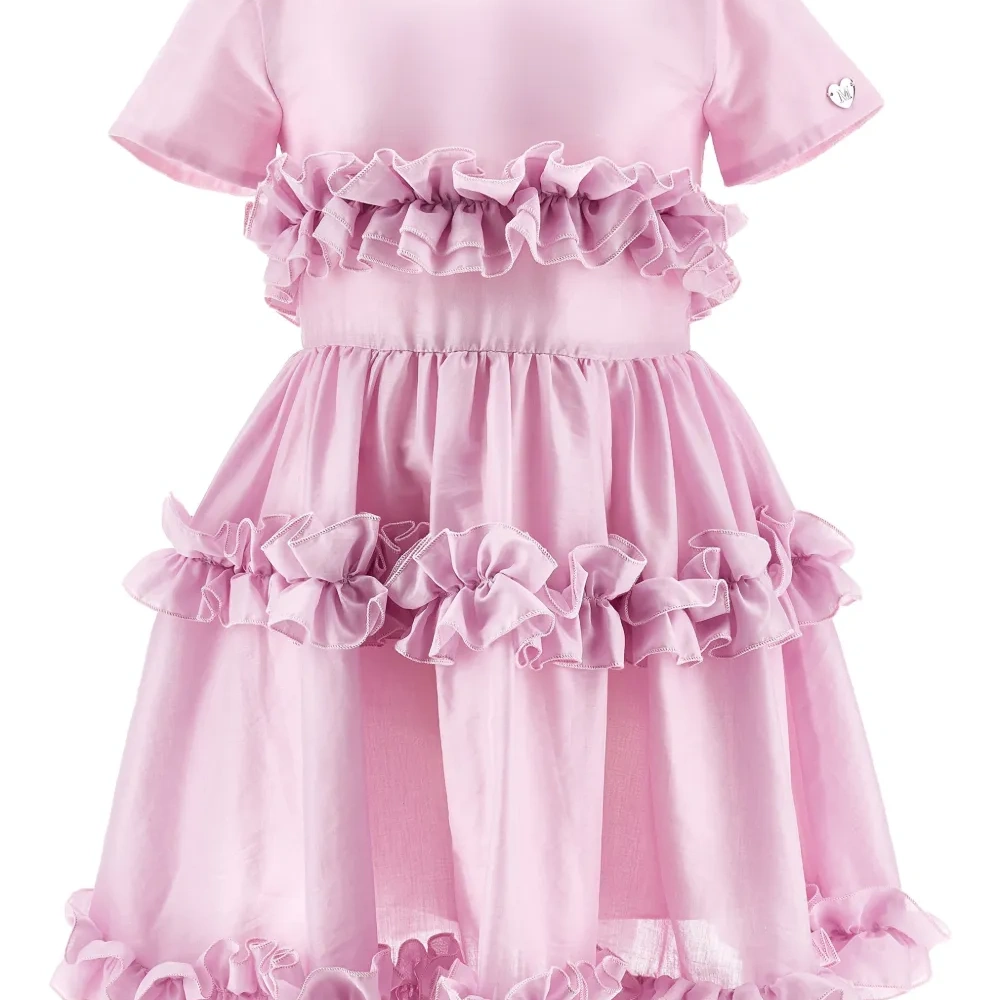 Платье с оборками Платье с оборками