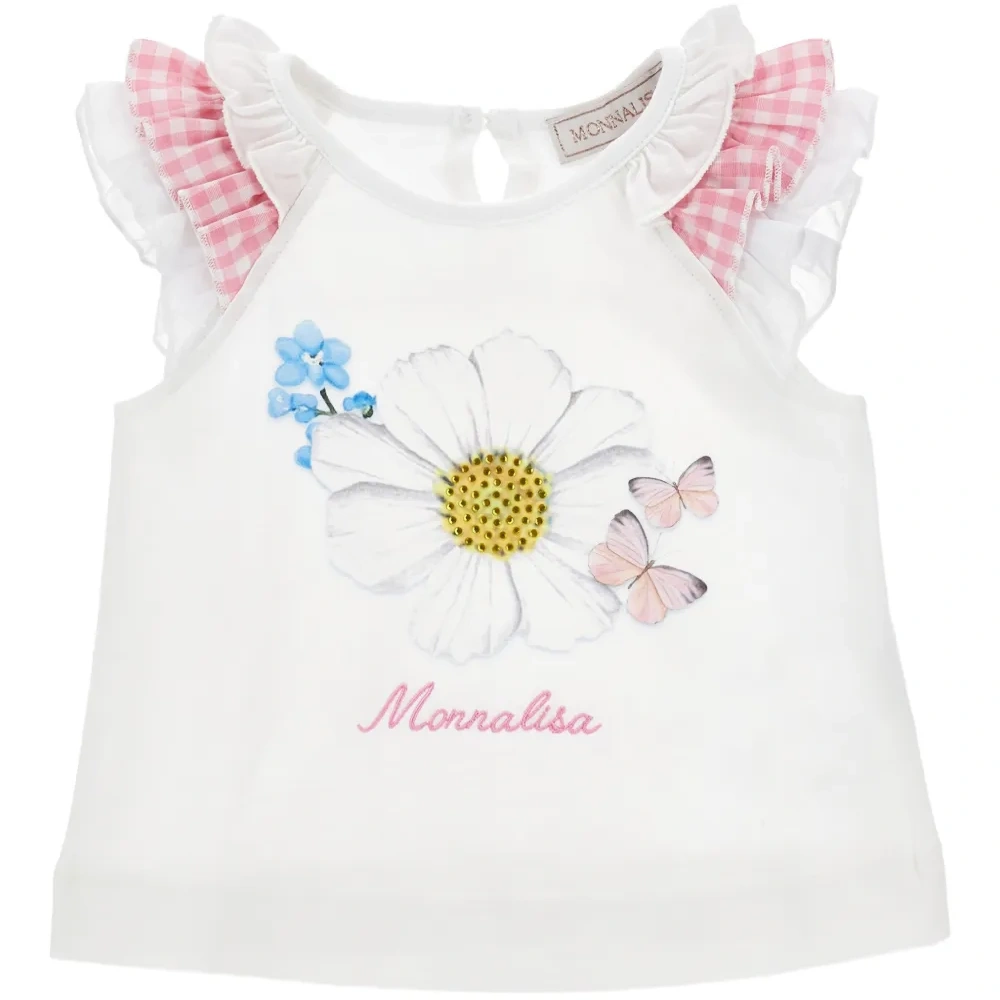 Футболка с цветочным принтом