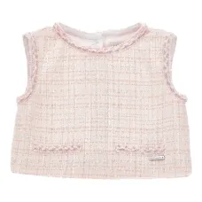 Твидовый топ с нагрудным карманом