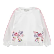 Толстовка с цветочным принтом