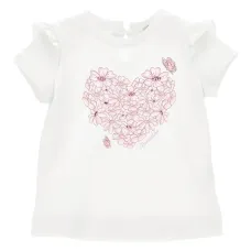 Футболка с цветочным принтом Футболка с цветочным принтом