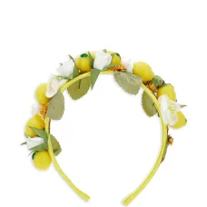 Ободок с цветочным декором