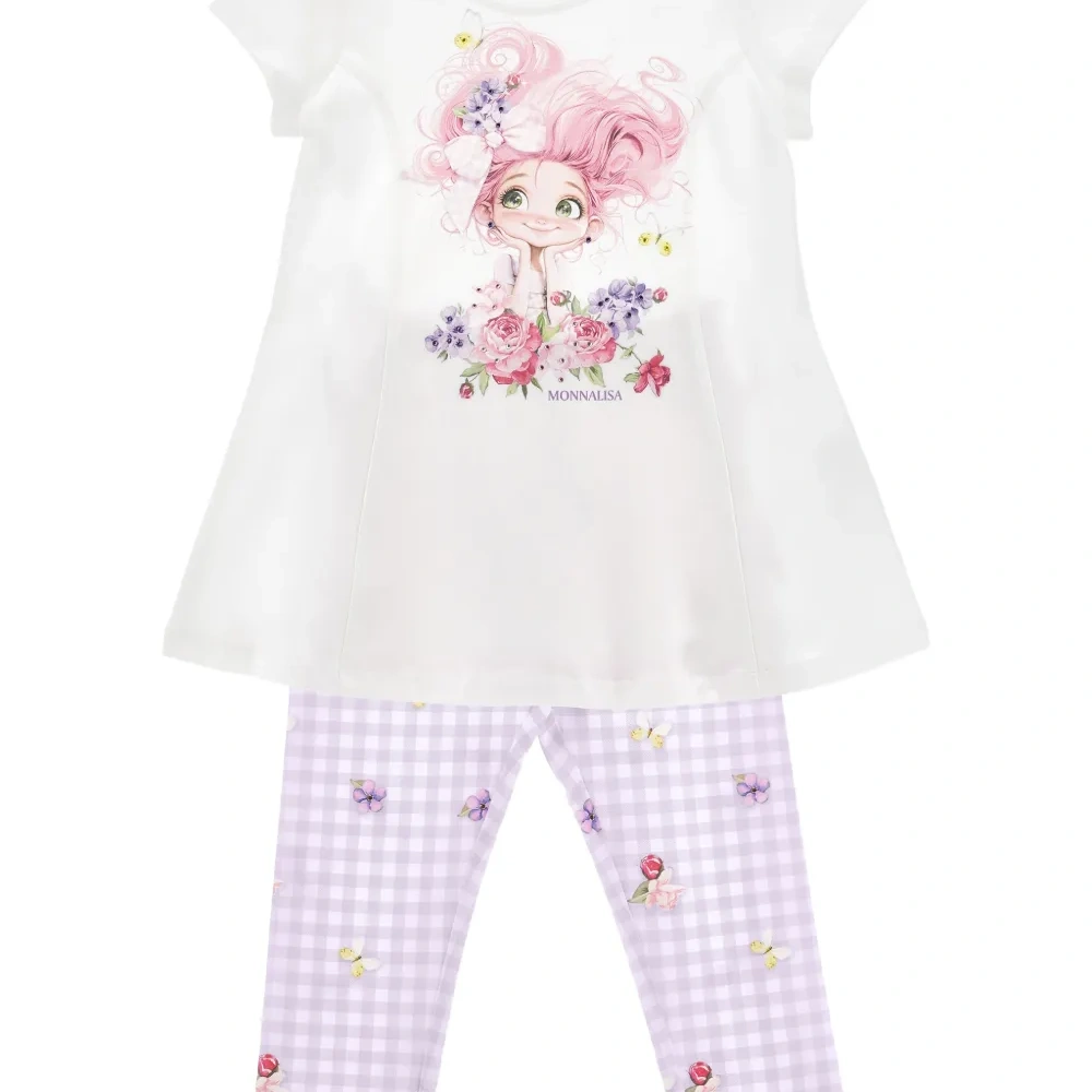 Комплект в клетку гингем