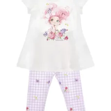 Комплект в клетку гингем